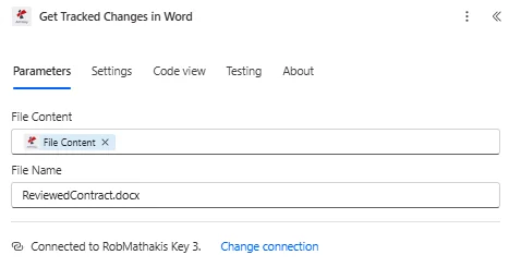 Dapatkan fitur pelacakan perubahan di Word Power Automate